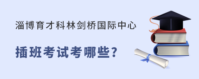 淄博育才科林剑桥国际中心插班考试内容有哪些?