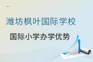 潍坊枫叶国际学校国际小学的办学优势是什么?