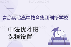 青岛实验高中教育集团创新学校中法优才班课程设置