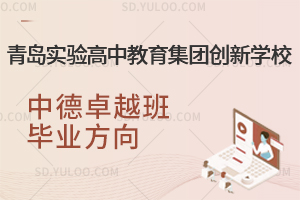 青岛实验高中教育集团创新学校中德卓越班毕业方向