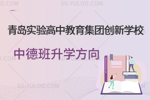 青岛实验高中教育集团创新学校中德班升学方向