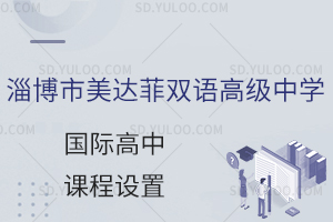 淄博市美达菲双语高级中学国际高中课程设置是什么?