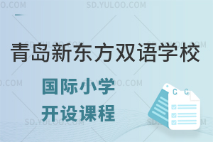 青岛新东方双语学校国际小学开设什么课程?