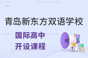 青岛新东方双语学校国际高中开设什么课程?