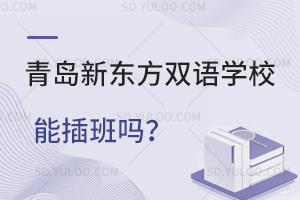 青岛新东方双语学校能插班吗？