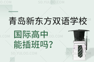 青岛新东方双语学校国际高中能插班吗？