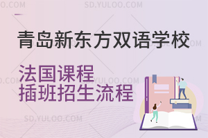 青岛新东方双语学校法国课程插班招生流程
