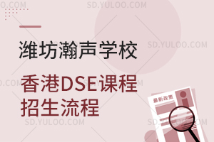 潍坊瀚声学校香港DSE课程招生流程是怎样的？