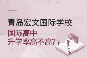 青岛宏文国际学校国际高中升学率高不高？
