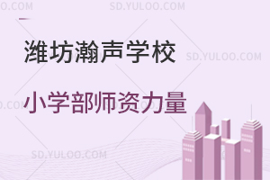 潍坊瀚声学校小学部师资力量