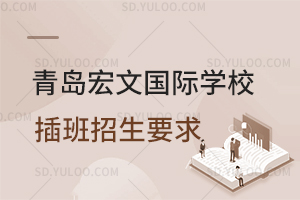 青岛宏文国际学校插班招生要求是什么？