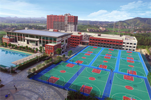 廣鐵一中外國語學校國際部鐵外國際部鳥瞰圖