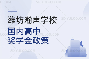 潍坊瀚声学校国内高中奖学金政策
