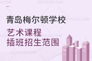 青岛梅尔顿学校艺术课程插班招生范围是怎样的？
