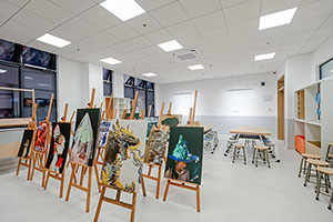 BANZ行中中學(原英澳美學校)美術教室