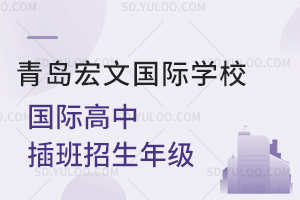 青岛宏文国际学校国际高中插班招生年级是怎样的？