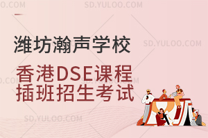 潍坊瀚声学校香港DSE课程插班招生考试是怎样的？