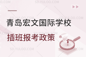 青岛宏文国际学校插班报考政策是怎样的？